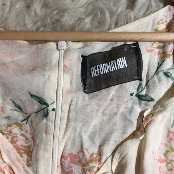 Reformation floral mini dress xs 0/2 - Picture 4 of 12